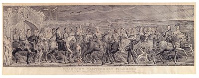 Chaucers Canterbury Pelgrims door William Blake